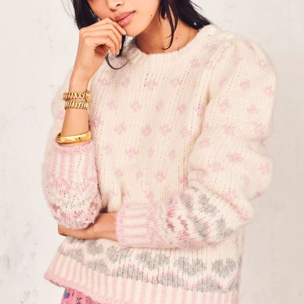 LOVESHACKFANCY ROSIE ALPACA SWEATER large l